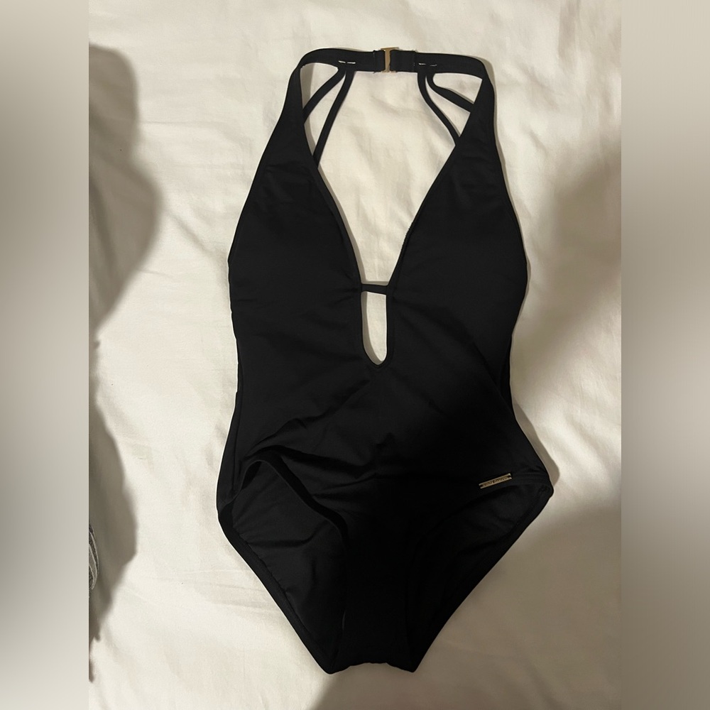 Black full piece Bathing suit Vince Camuto size 6